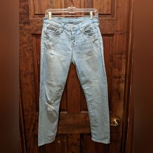 7 For All Mankind Josefine Skinny Boyfriend Jeans